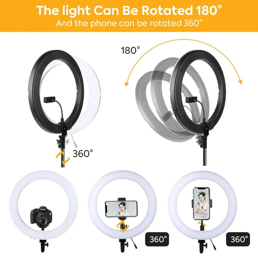 19-Inch Ring Light With Stand