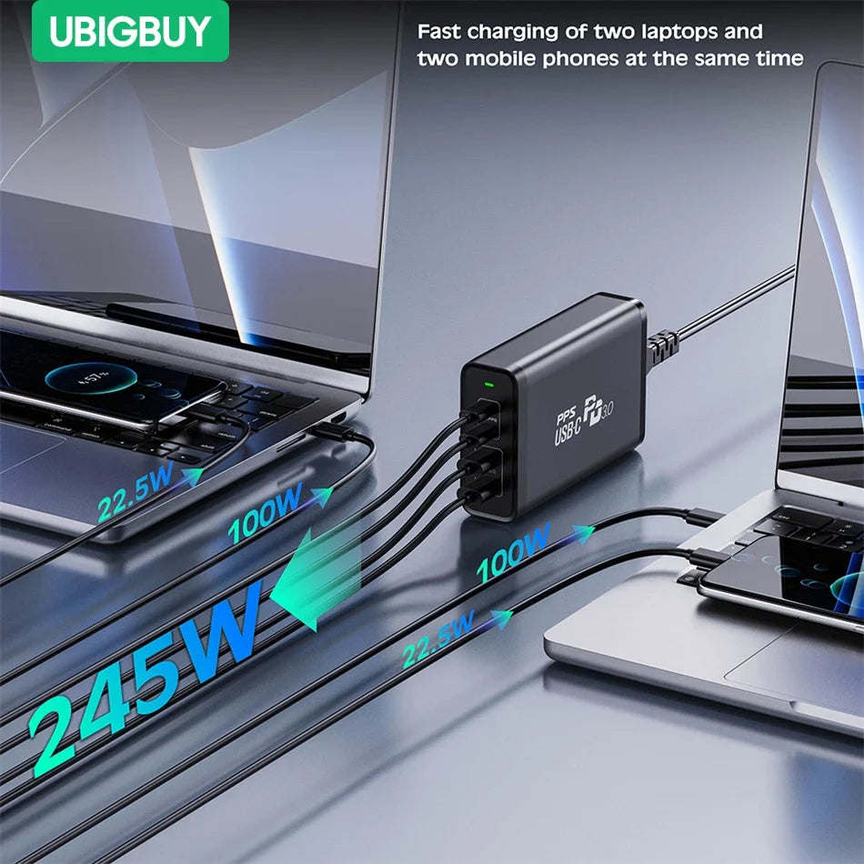 245W USB C Power Adapter