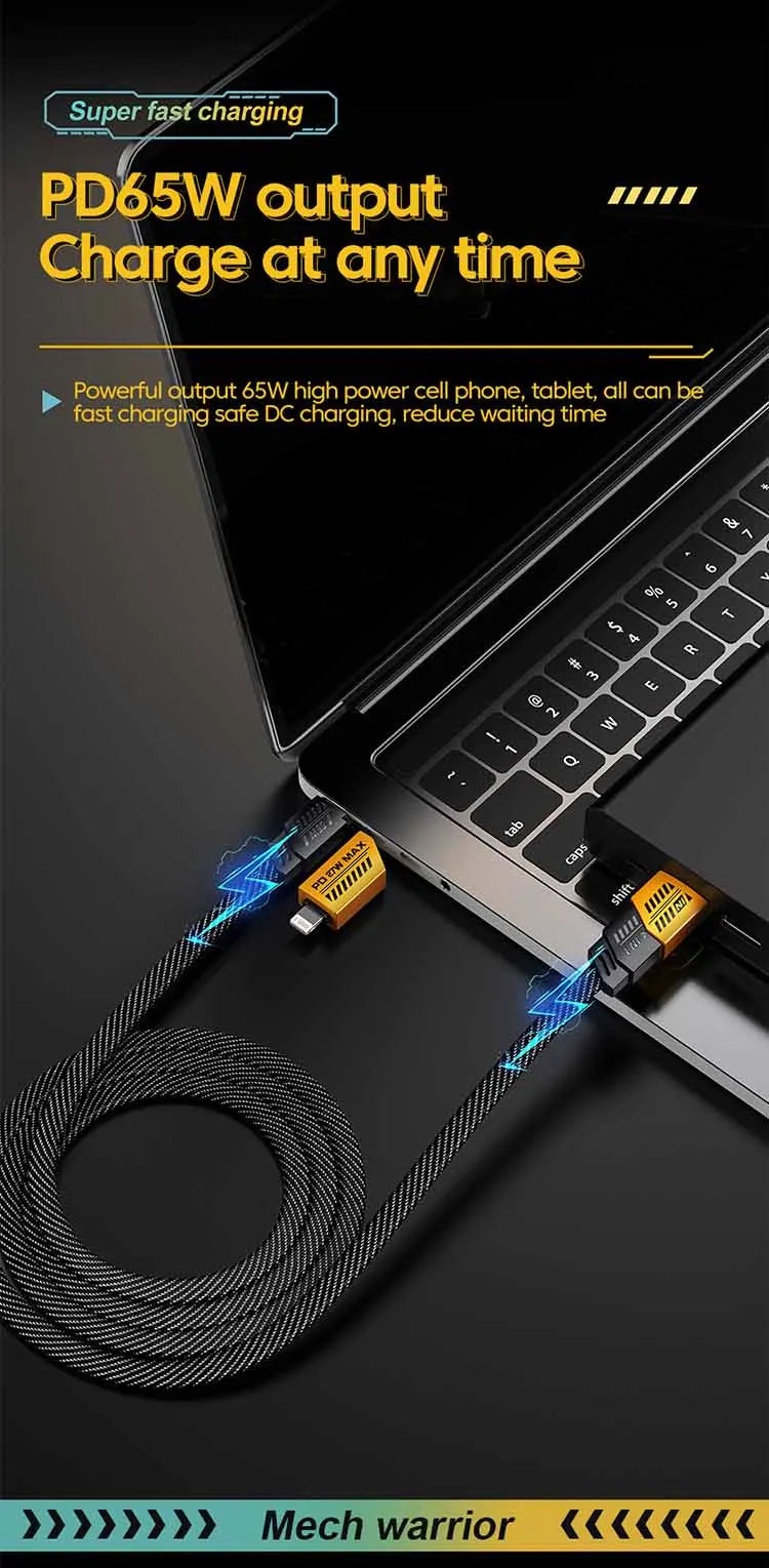 45W USB-C charger for Samsung S23 with dual-port design