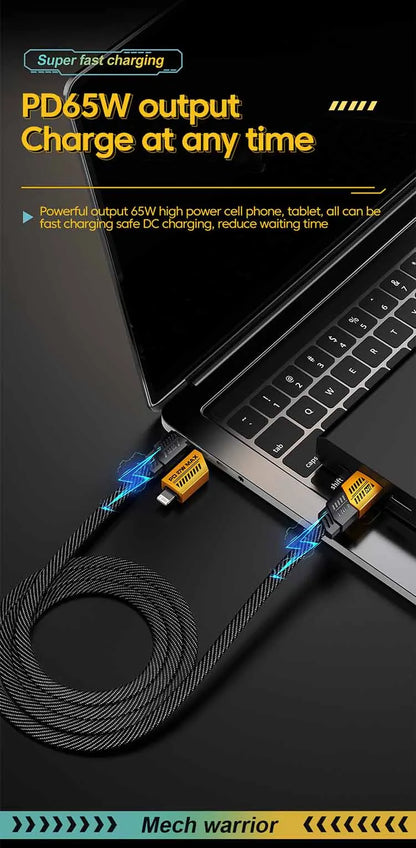 45W USB-C charger for Samsung S23 with dual-port design