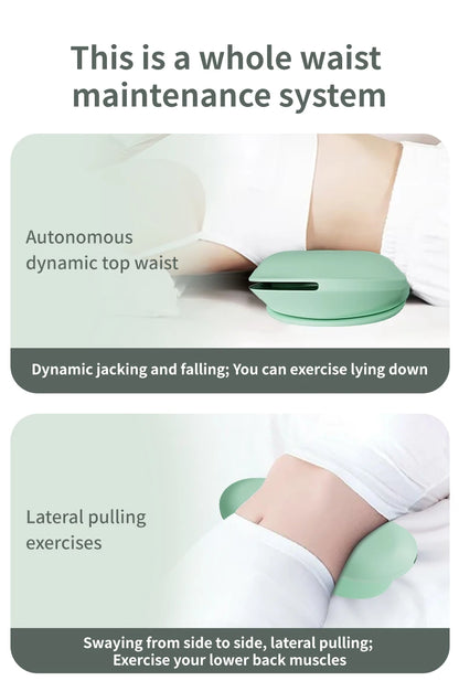 Waist maintenance system with text describing its features on a white background