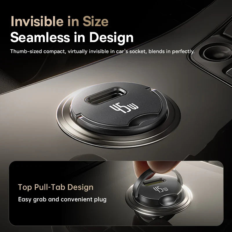 Baseus 45W Mini Car Charger
