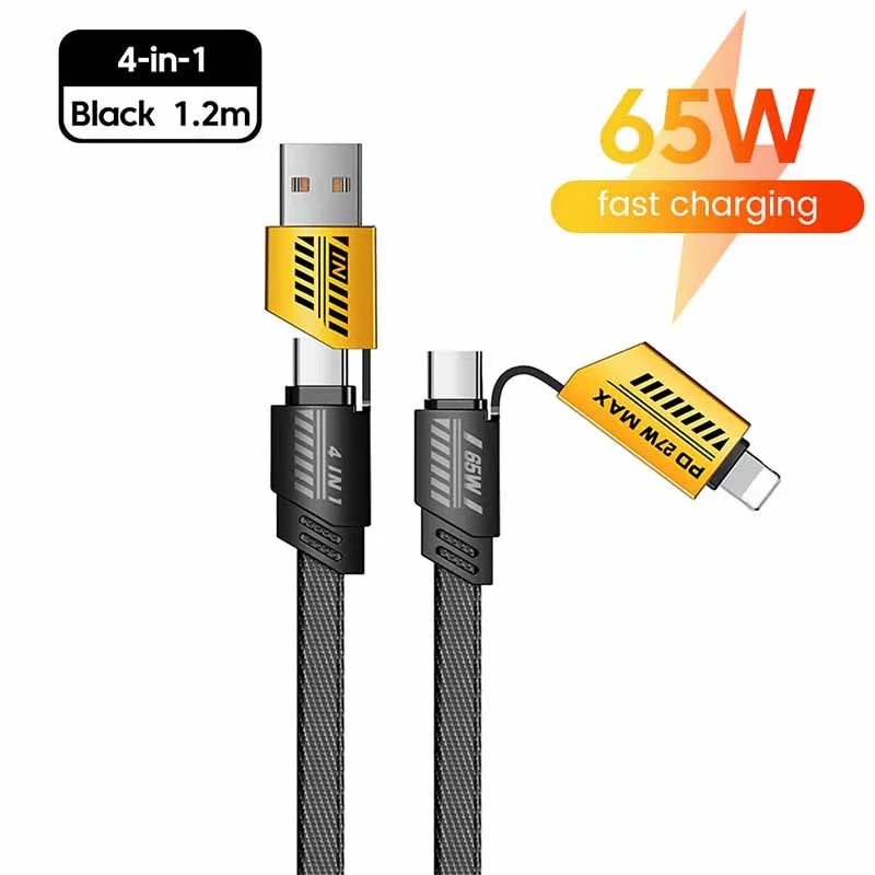 45W USB-C charger for Samsung S23 with dual-port design
