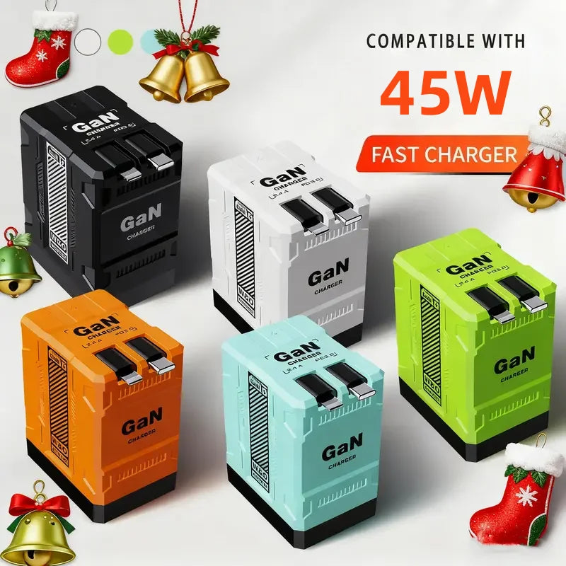 GaN 45W Fast Wall Charger