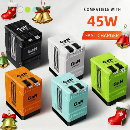 GaN 45W Fast Wall Charger