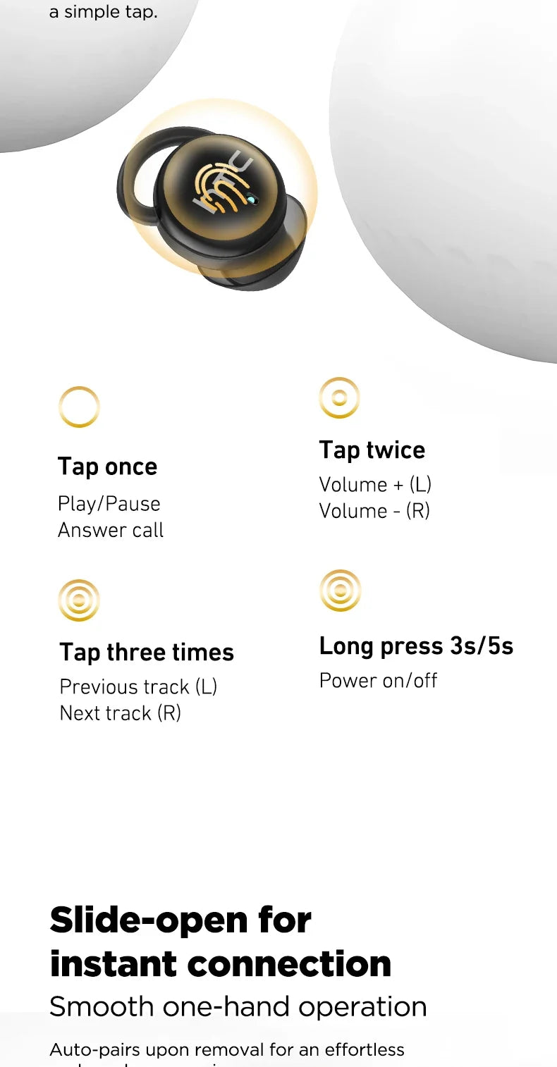 HTC NE91 Wireless Bluetooth Earbuds