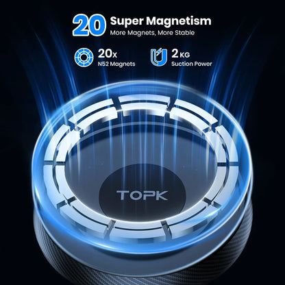 TOPK Magnetic Car Phone Holder Air Vent Car