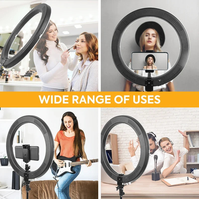 19-Inch Ring Light With Stand