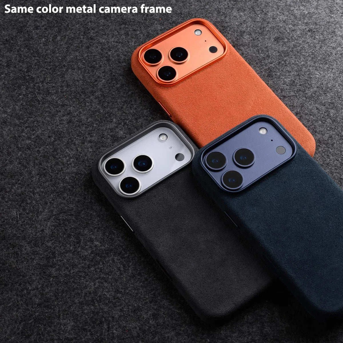 Alcantara Magnetic Case for iPhone 18 17 Pro MaxAlcantara Magnetic Case for iPhone 18 17 Pro Max