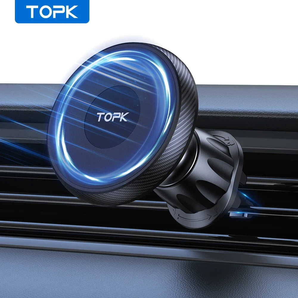 TOPK Magnetic Car Phone Holder Air Vent Car