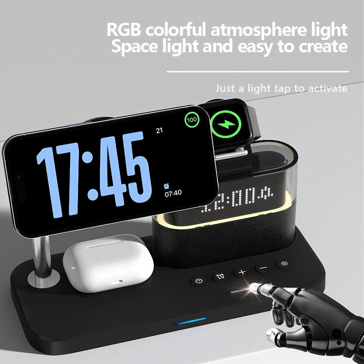 Magnetic Wireless Charger – Fast Charging Phone Stand