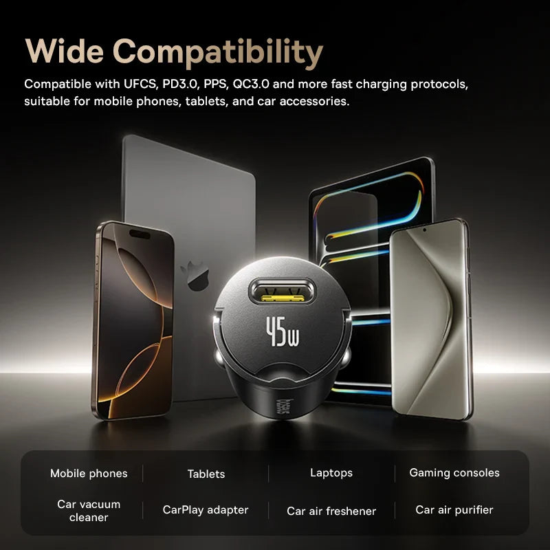 Baseus 45W Mini Car Charger