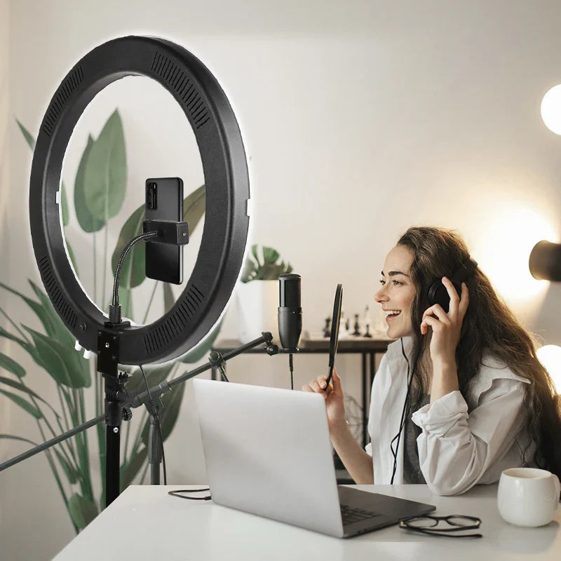19-Inch Ring Light With Stand