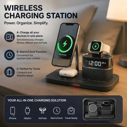 Magnetic Wireless Charger – Fast Charging Phone Stand
