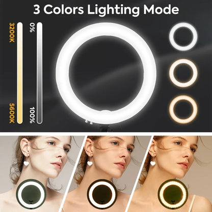 19-Inch Ring Light With Stand
