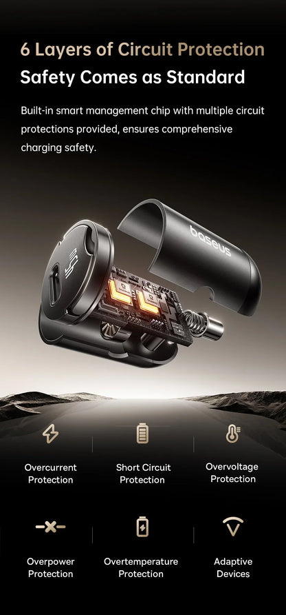 Baseus 45W Mini Car Charger
