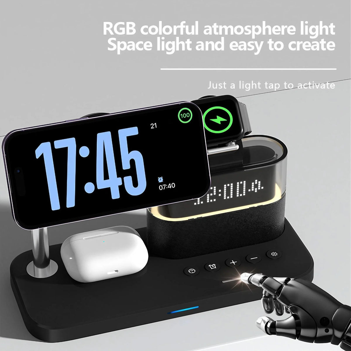 Magnetic Wireless Charger – Fast Charging Phone StandMagnetic Wireless Charger – Fast Charging Phone Stand