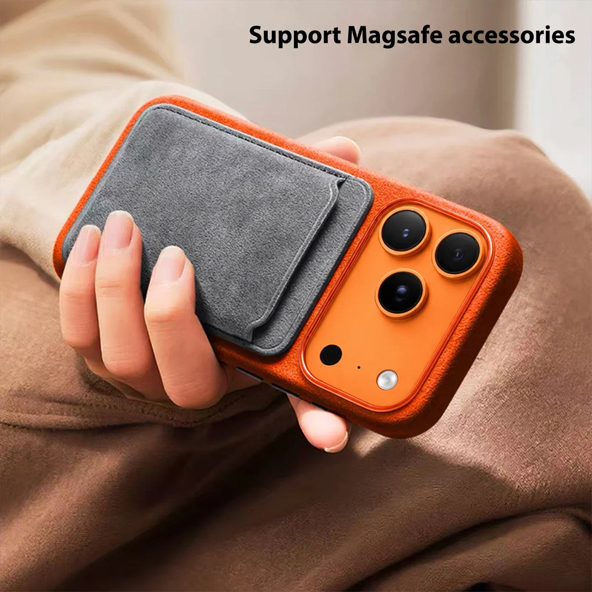 Alcantara Magnetic Case for iPhone 18 17 Pro Max