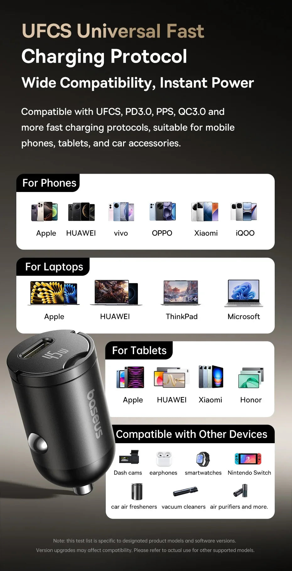Baseus 45W Mini Car Charger