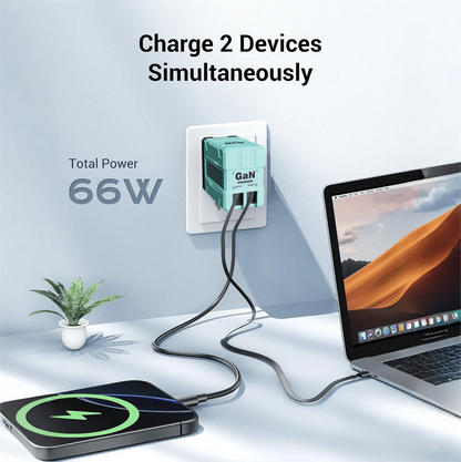 GaN 45W Fast Wall Charger