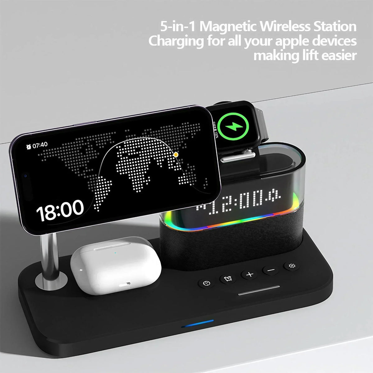 Magnetic Wireless Charger – Fast Charging Phone Stand
